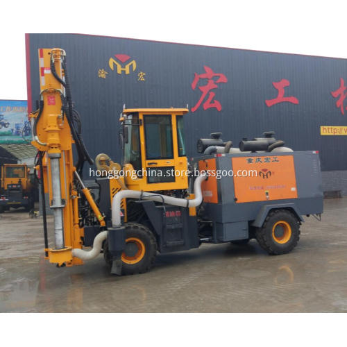 Ground Punching Guardrail Driver for Highway